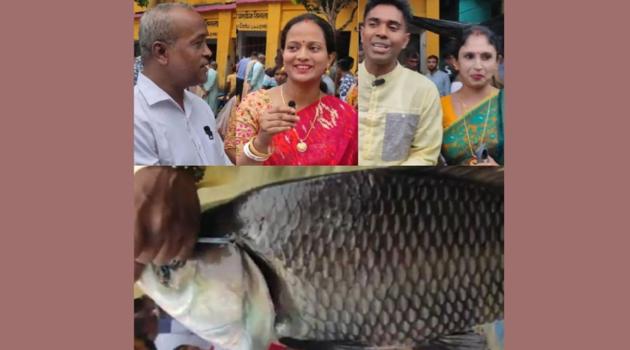 দুর্গাপূজার দশমীর দিনে মনিরামপুরে জামাই হাটে কোটি টাকার মাছ বিক্রি